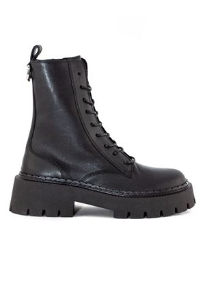 H04 Bob-Anfibio nero in pelle di vitello VIC MATIE' | 1H4400DH04B070101BLACK